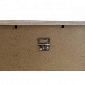 Настенные фоторамки DKD Home Decor 32,5 x 1,5 x 45 cm Стеклянный Натуральный Коричневый современный Деревянный MDF