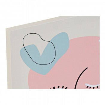 Картина DKD Home Decor Face Полотно Абстракция (30 x 1,8 x 40 cm)