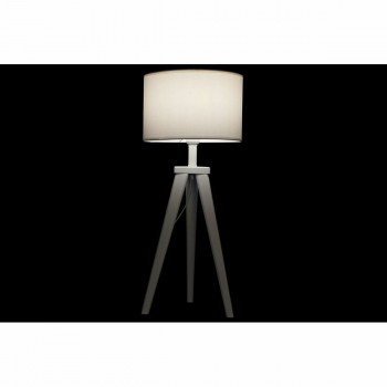 Настольная лампа DKD Home Decor 8424001807918 Деревянный Белый 220 V 50 W 30 x 30 x 72 cm