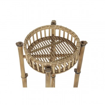 Подставка под цветочный горшок DKD Home Decor Бамбук Натуральный (32 x 32 x 55.5 cm)