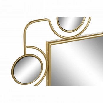 Настенное зеркало DKD Home Decor Чёрный Позолоченный 70 x 2 x 100 cm Vintage