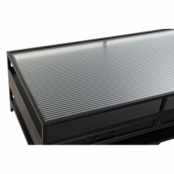 Кофейный столик DKD Home Decor Металл Стеклянный (120 x 60 x 40 cm)