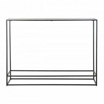 Мебель для прихожей DKD Home Decor Чёрный Позолоченный 110 x 25 x 84 cm
