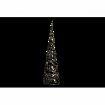 Новогоднее украшение DKD Home Decor ротанг (2 pcs) (12 x 12 x 40 cm) (16 x 16 x 60 cm)