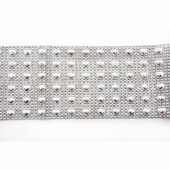 Новогодняя гирлянда DKD Home Decor Позолоченный Серебристый PVC 150 x 12 x 0,1 cm