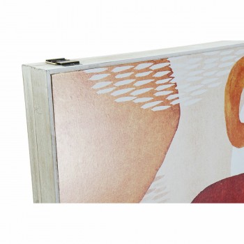 Шкаф для ключей DKD Home Decor Разноцветный Деревянный MDF 2 штук 46,5 x 6 x 31,5 cm