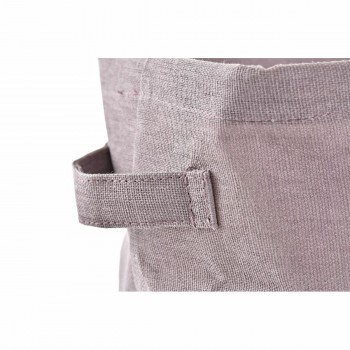 корзина DKD Home Decor Жёлтый Синий Тёмно Бордовый Полотно современный 20 x 16 x 15 cm (3 штук)