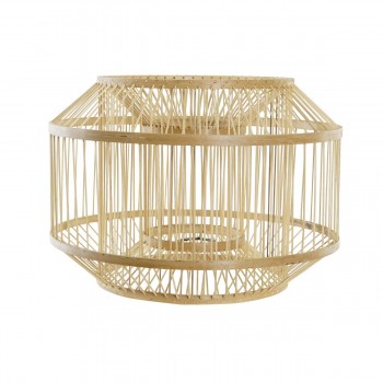 Абажур DKD Home Decor Натуральный Бамбук 40 x 40 x 28 cm