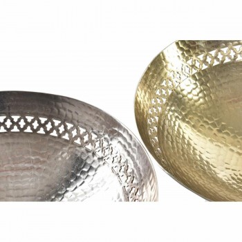 Декор для центра стола DKD Home Decor Медь Позолоченный Алюминий 34 x 34 x 20 cm (2 штук)