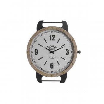 Настенное часы DKD Home Decor Натуральный MDF Белый Железо (52 x 5 x 60 cm)