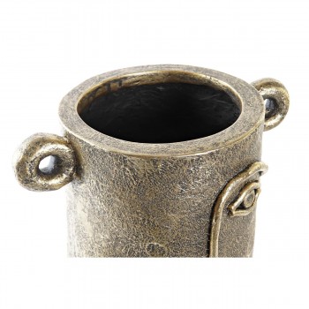 Кувшин DKD Home Decor Лицо Позолоченный современный (29 x 19,5 x 36 cm)