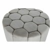подставка для ног DKD Home Decor Бежевый полиэстер Деревянный MDF (86 x 86 x 48 cm)