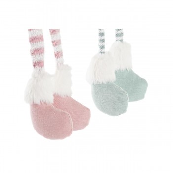 Декоративная фигура DKD Home Decor Рождество Волшебница полиэстер Ангел (15 x 10 x 53 cm) (2 штук)