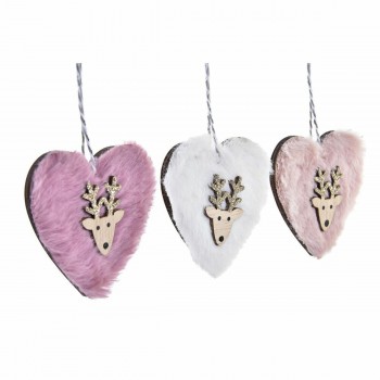 Набор новогодних елок DKD Home Decor полиэстер (22 x 8 x 1 cm) (3 штук)