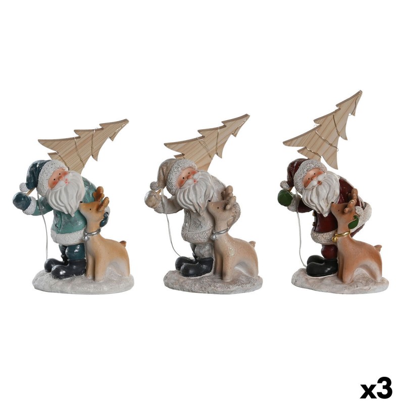 Новогоднее украшение DKD Home Decor Смола (18 x 11 x 23,5 cm) (3 штук)