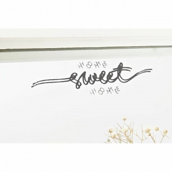 Настенное зеркало DKD Home Decor Белый Натуральный Cottage 30 x 4 x 40 cm (2 штук) (2 Предметы)