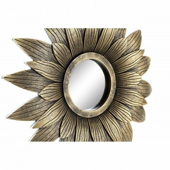 Набор зеркал DKD Home Decor Стеклянный Позолоченный PP 2 штук (35 x 2 x 35 cm)