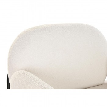 Кресло DKD Home Decor Белый Чёрный 86 x 74 x 77 cm