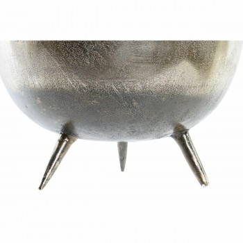 Декор для центра стола DKD Home Decor Позолоченный Серебристый Алюминий 31 x 31 x 19,5 cm (2 штук)