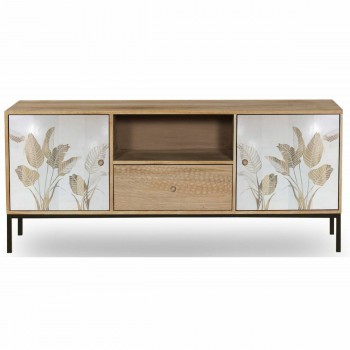 ТВ шкаф DKD Home Decor Металл Древесина манго (140 x 40 x 50 cm)