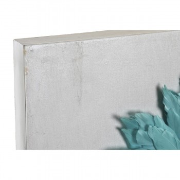 Настенный декор DKD Home Decor Белый Чёрный 60 x 6 x 60 cm (2 штук)