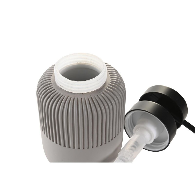 Дозатор мыла DKD Home Decor 7 x 7 x 15 cm Серый Цемент полипропилен