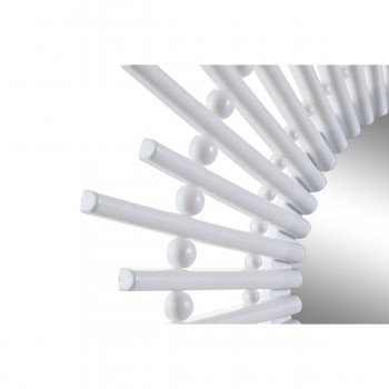 Настенное зеркало DKD Home Decor Scandi Стеклянный Натуральный Белый полипропилен (50 x 2,5 x 50 cm) (2 штук)