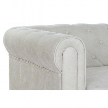 Диван DKD Home Decor 151 x 82 x 70 cm Натуральный Деревянный Коричневый Кремовый Vintage