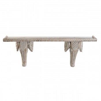 Полки DKD Home Decor Белый Натуральный Древесина манго 78 x 15 x 28 cm