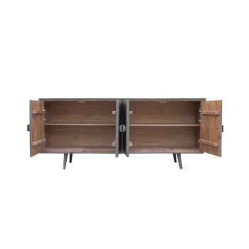 Устройство DKD Home Decor Темно-серый Деревянный 177 x 38 x 75 cm