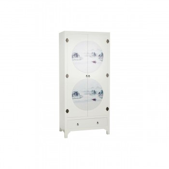 Устройство DKD Home Decor Белый Ель Деревянный MDF 85,5 x 50,5 x 186,2 cm