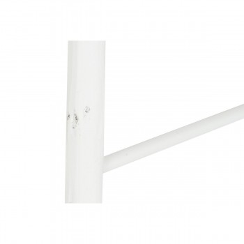 Напольная вешалка для полотенец DKD Home Decor Белый Деревянный 53,5 x 4,5 x 176 cm