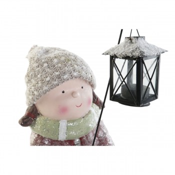 Новогоднее украшение DKD Home Decor Разноцветный 29 x 18 x 34 cm (2 штук)