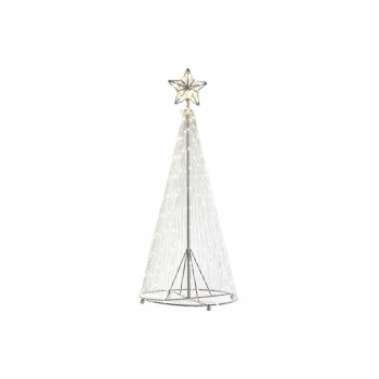 Новогодняя ёлка DKD Home Decor Серебристый Металл 25 x 25 x 60 cm