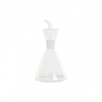 Масленка DKD Home Decor Прозрачный Боросиликатное стекло 500 ml 11,5 x 11,5 x 22 cm