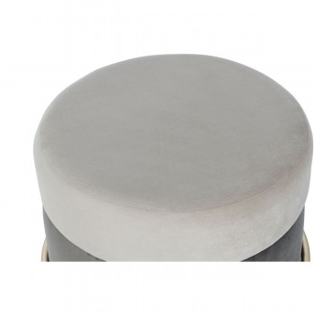 подставка для ног DKD Home Decor Коричневый Серый Позолоченный Металл 48 x 48 x 46 cm