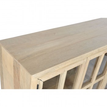 Устройство Home ESPRIT Натуральный Стеклянный Древесина манго 170 x 41 x 81 cm