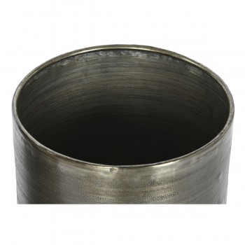 Набор кашпо Home ESPRIT Позолоченный Серебристый Алюминий 34,5 x 36 x 63 cm