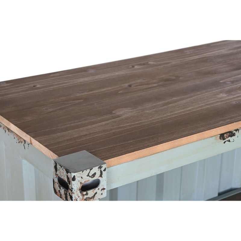 Полка Home ESPRIT бирюзовый Небесный синий Металл Деревянный MDF 87 x 44 x 168,5 cm