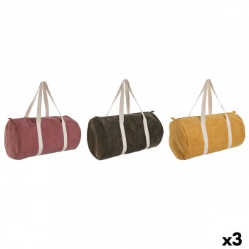 Спортивная сумка Home ESPRIT Зеленый Фуксия Горчица 3 штук