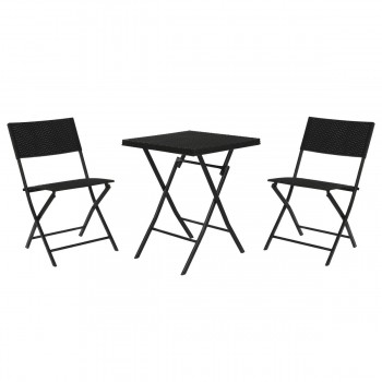 Садовая мебель Home ESPRIT Чёрный 58 x 58 x 71,5 cm