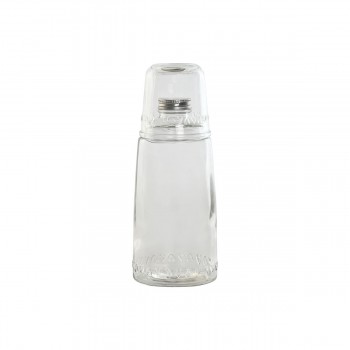 Бутылка с водой Home ESPRIT Прозрачный Стеклянный 240 ml 1 L