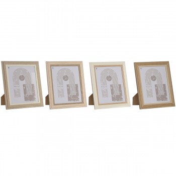 Фото рамка Home ESPRIT Стеклянный Деревянный MDF Скандинавский 23 x 2,8 x 28 cm (4 штук)