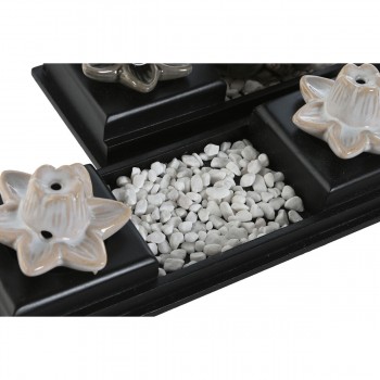 Ароматизатор Home ESPRIT Керамика Деревянный MDF Будда 24 x 8 x 14 cm (2 штук)