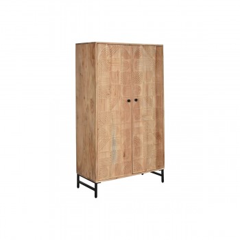 Устройство Home ESPRIT Коричневый Металл древесина акации 90 x 40 x 161 cm