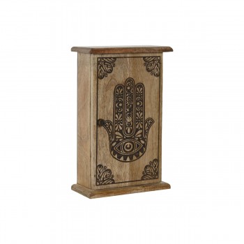 Шкаф для ключей Home ESPRIT Натуральный 18 x 7,5 x 28 cm