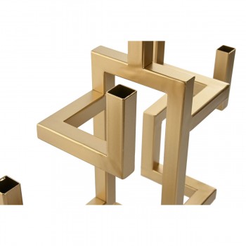 Канделябр Home ESPRIT Позолоченный Металл современный 38 x 12 x 29 cm