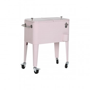 Переносной Холодильник Home ESPRIT Розовый Сталь полипропилен 74 x 43 x 80 cm