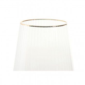 Набор рюмок Home ESPRIT Прозрачный Позолоченный Стеклянный 400 ml (6 штук)