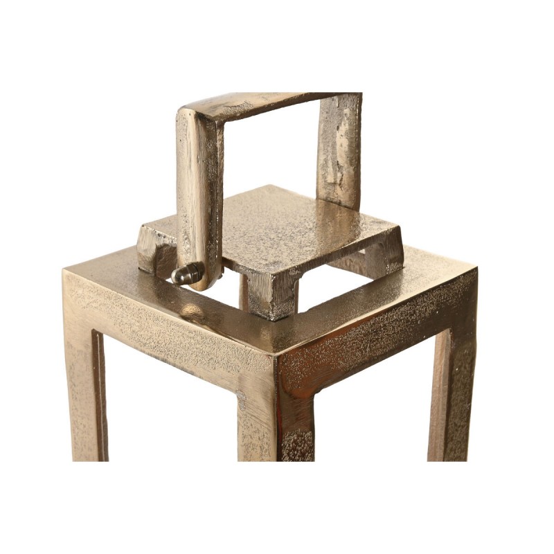 Фонарь Home ESPRIT Позолоченный Алюминий Стеклянный современный 15 x 15 x 59 cm